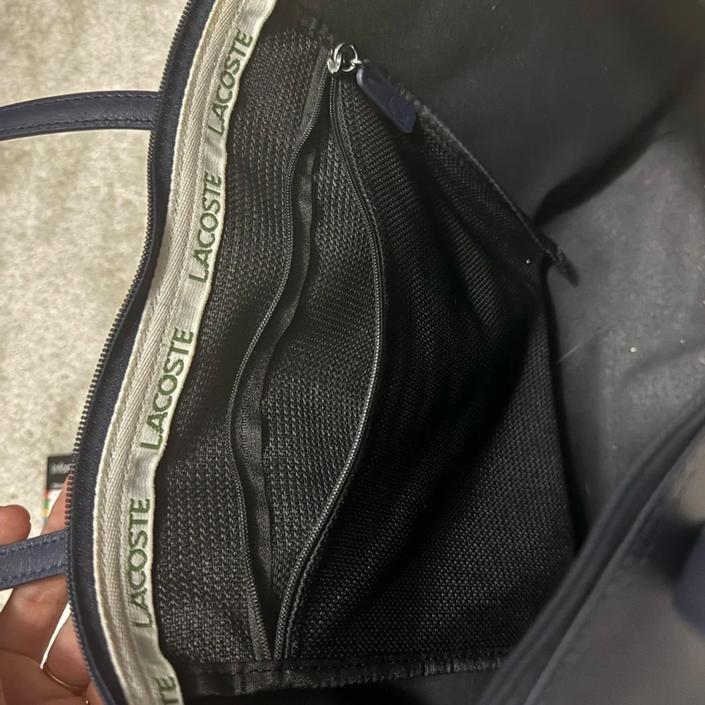 Lacoste Women's Navy Tote Bag - Picture 7 of 13